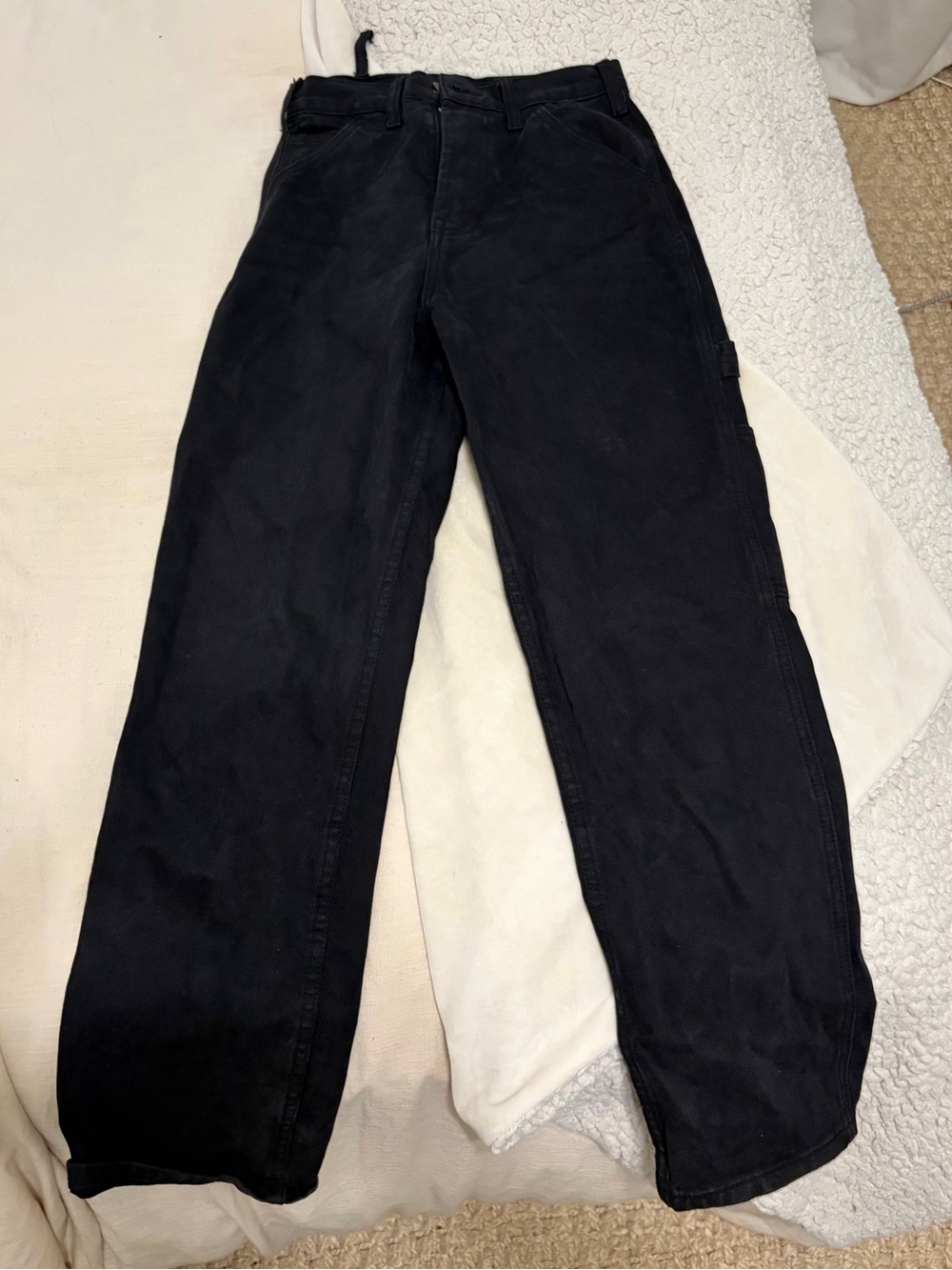 John Galt Black Cargo Jean